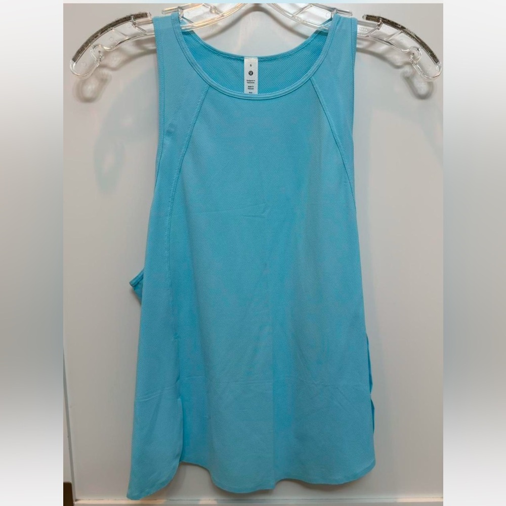 Lululemon High-Ventilation Running Tank Top - Cyan blue